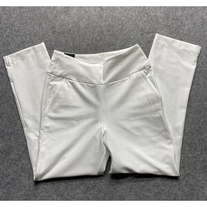 Adidas Pants Womens XS White Ultimate Golf Ankle Straight Leg Stretch Fit IP4287